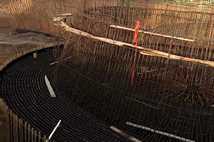 西宁砼烟囱新建施工现场