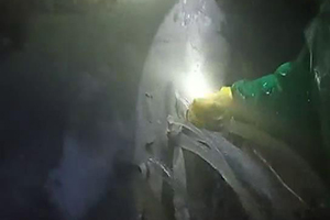 西宁消防水池堵漏现场